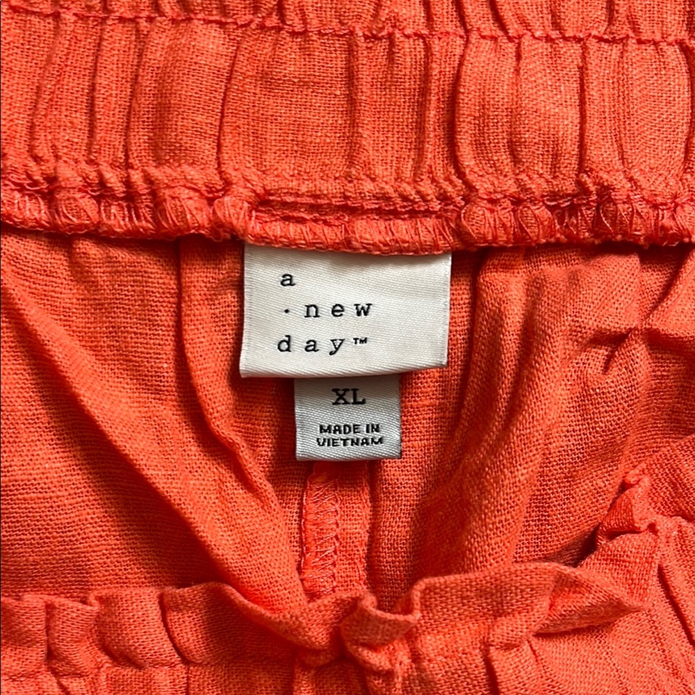 🌸🎉 5 for $20!! 🎉🌸 High Waist Orange Casual Shorts - Picture 2 of 4